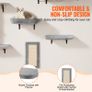 Wall Mounted Cat Shelves Tree with Jump Boards Hammock Sofa Grip Set of 6 Image 2