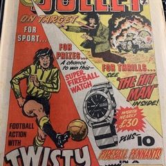 Bullet Comic x 10 Issues 51,55,56, 60,61,75,96,97,98,99  Running intermittently from -Jan 29th 1977- Dec 31st 1977-DC Thompson-Vintage UK Comics