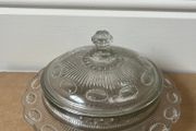 Glass Butter Dish With Lid
