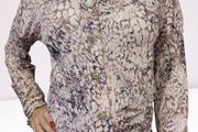 Animal-patterned blouses