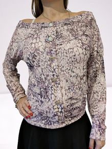 Animal-patterned blouses