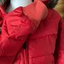 Puffer bomber jacket Polo Jeans Ralph Lauren Down Feather Warm Winter puffer Jacket with Removable Hood red size S Image 4