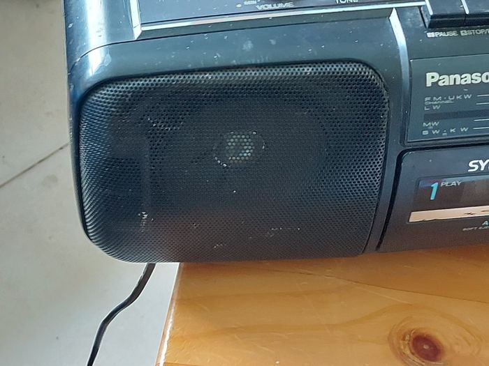 Panasonic Stereo Radio Cassette Recorder, Model RX-FT500, Dual Tape Deck and Radio, Vintage, in very good condition