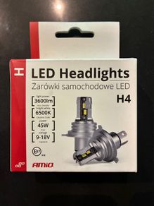 H4 LED Headlight Bulbs 6500K 3600LM 45W Car / Van