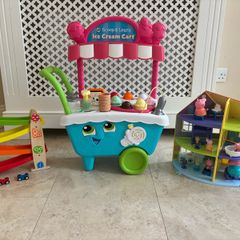 Leap Frog Ice Cream Cart, Peppa Pig House and Car Ramp