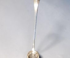 Small silver slotted spoon