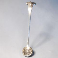 Small silver slotted spoon