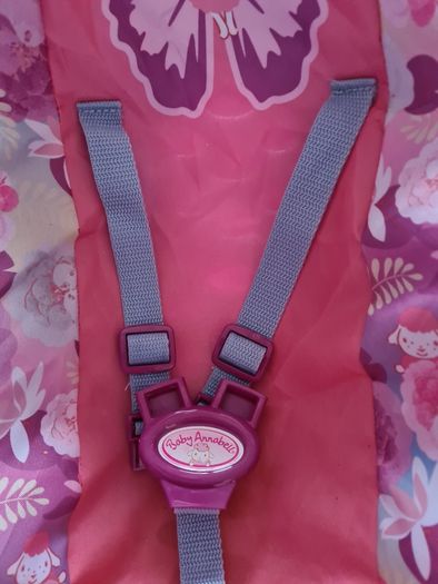 Baby annabell doll carrier seat
