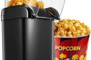 Retro Popcorn Machine with Hot Air Circulation - 2 Min Qucik Popping - for Oil-Free &amp; Healthy Snacks, for kids - Movie Nights - Parties - Home Cinema (FREE POSTAGE)