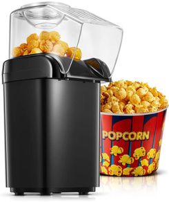Retro Popcorn Machine with Hot Air Circulation - 2 Min Qucik Popping - for Oil-Free & Healthy Snacks, for kids - Movie Nights - Parties - Home Cinema (FREE POSTAGE)