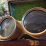 Brass Binoculars in fitted case Image 4