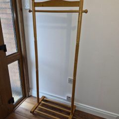 Coat Rack with Shoe Shelf