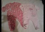 2 fleece baby grows.