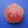 HAMPSHIRE WOMENS INSTITUTE (maker: Fattorini of Birmingham) - membership enamel badge (c.1980's) Image 3