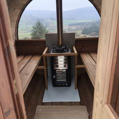 Barrel sauna