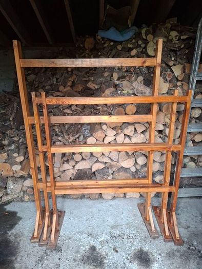 Pitch Pine clothes stands