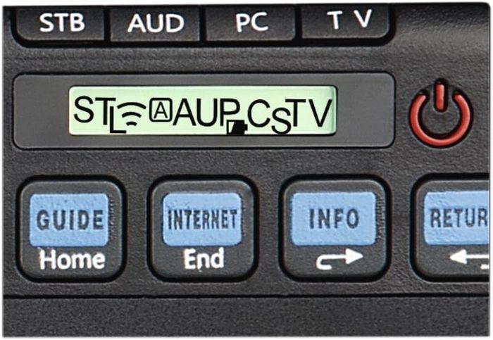4in1 Universal Smart TV UK Layout Keyboard/Remote Control for Panasonic TVs, Set Top Boxes, Audio, PC
