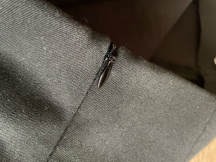zara mini black skirt