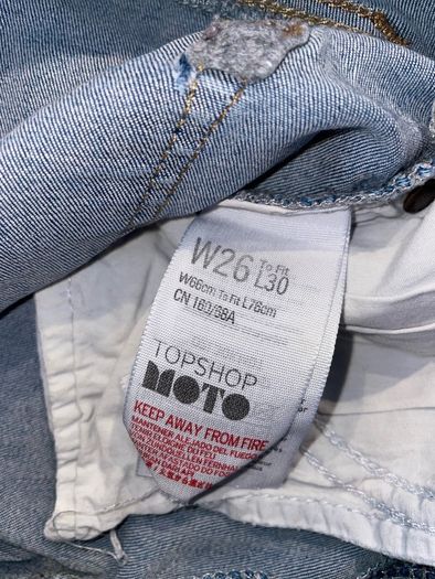 Topshop low waist skinny jeans