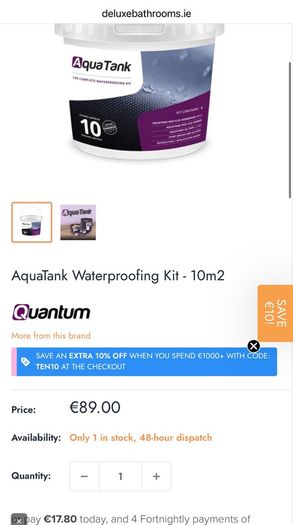 Aqua Tank - waterproofing