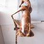 Thinking Giraffe Wooden Shelf Sitter Image 5
