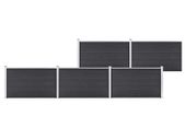 Garden Fence WPC 872x106 cm Grey