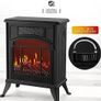 Stove Heater Electric Fireplace With Fire Flame Effect Freestanding Image 4