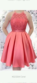 Confirmation dress.  New Generation. Coral pink dress