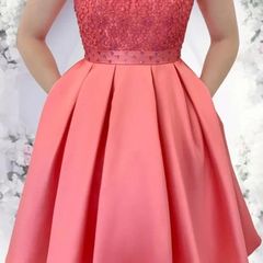 Confirmation dress.  New Generation. Coral pink dress