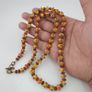 Antique Venetian African Eyes & Red African Tiny tire Shape Glass Beads Necklace Image 7