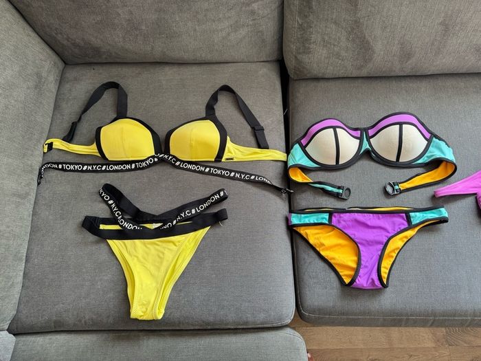 6 Swimming bikinis, size S (8/10)