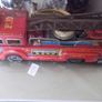 a vintage tin  1950  fire truck made in japan Image 3