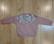 Next Long Sleeve Sequin Sweater [98cm] (3y)