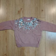 Next Long Sleeve Sequin Sweater [98cm] (3y)