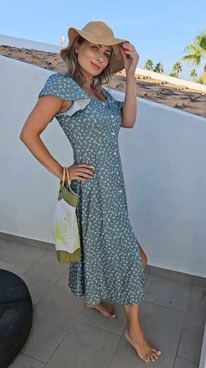 Flower meadow dress XS-M