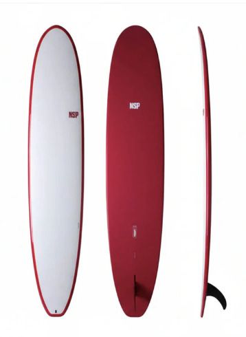 NSP Surfboard 8'6" Elements HDT Longboard 2 Plus 1