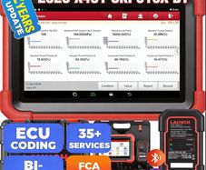 Launch CRP919X BT Bidirectional Diagnostic Scanner with DBScar VII VCI Support CAN FD DoIP, ECU Coding, VAG Guided