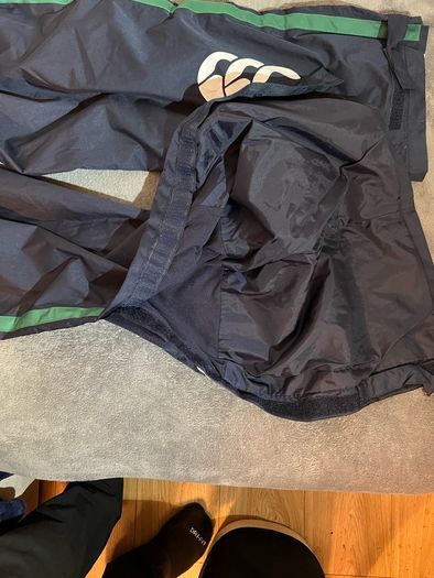 Ireland rugby Canterbury waterproof Training pants Velcro XL
