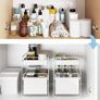 2 Tier Under Sink Sliding Cupboard Drawer Shelf (small size) Image 2