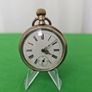 Antique Silver Late 1800s Swiss Made Pocket watch Working Image 2