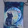 Small bag, Drawstring bag, Angel card bag, Gift bag Image 2