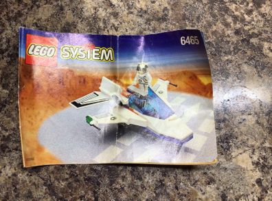 Lego system space port jet set no 6465 - full and complete
