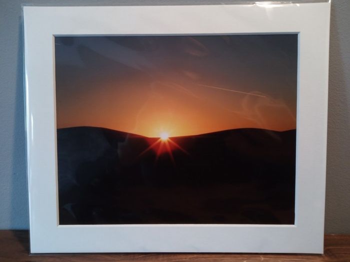 Mounted Original Photography - Kilbride Sunset, Wicklow