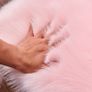 MULTIPLE SIZES/COLOURS AVAILABLE Sheepskin Rug Rectangular Fleece Fluffy Area Rugs Anti-Skid Yoga Carpet for Living Room Bedroom Sofa Floor Rugs (GREY, 23.6 x 35.4 inch) MULTIPLE SIZES/COLOURS AVAILABLE Image 2