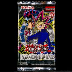 Yu-Gi-Oh! 25th Anniversary: Invasion of Chaos English Booster Pack 9 Cards IOC Unweighted 2023