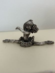 Vintage Art Deco Lead Free Pewter Ballerina