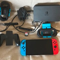 Nintendo Switch OLED + Super Mario Party + Accessories