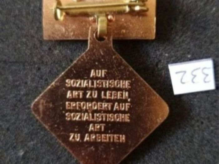 East German, Ddr, Medal /badge, Military Medal, Nva, Stasi ,,,(332)
