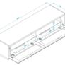 Alphason Horizon Reversible Tv Stand 1600 | Adho1600 Image 8