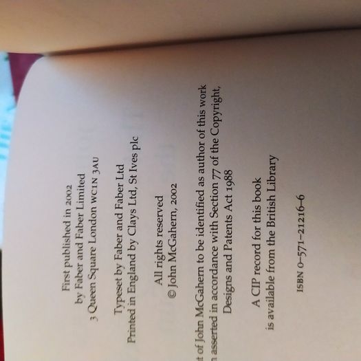 1st edition,hardback,John McGahern/That They May Face The Rising Sun